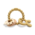 Silicone and Beech Teether “RABIT” Yellow